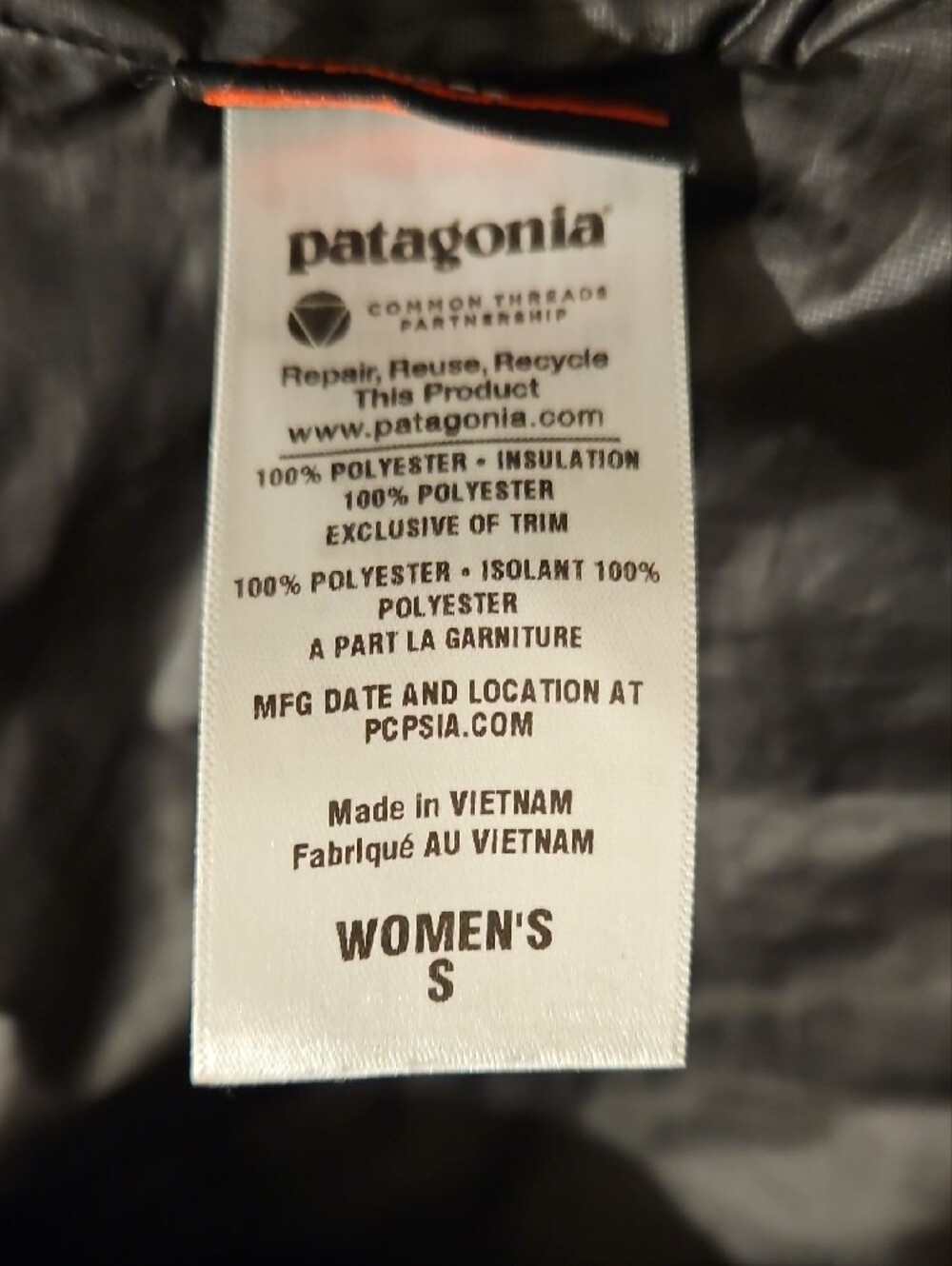 Patagonia Black Nano Puff Vest Women Small - Picture 6 of 6